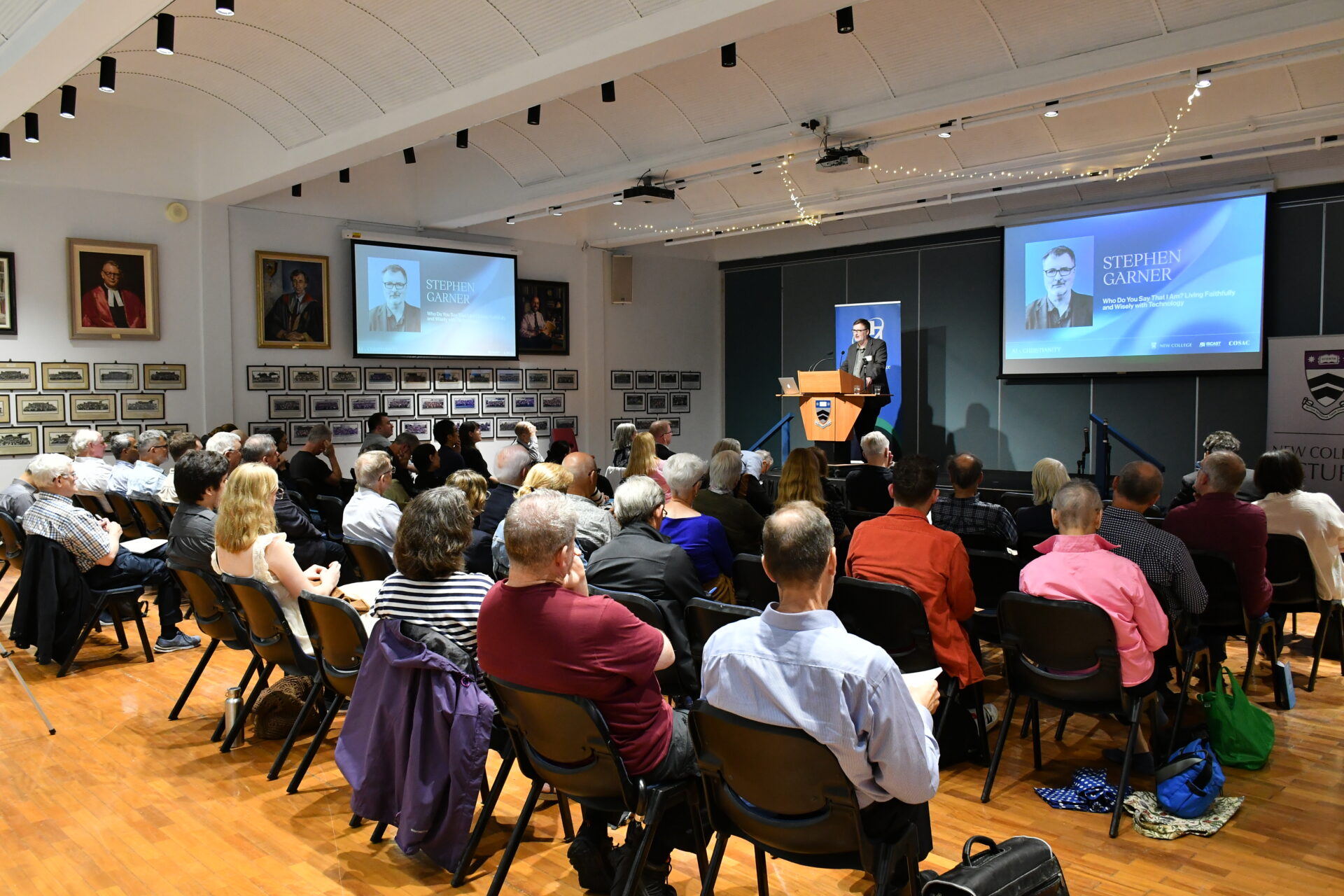 COSAC 2024 audience and speaker